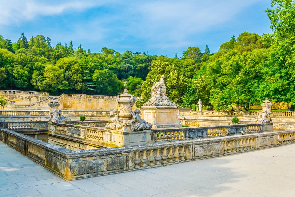 jardins de la fontaine vacances Nîmes